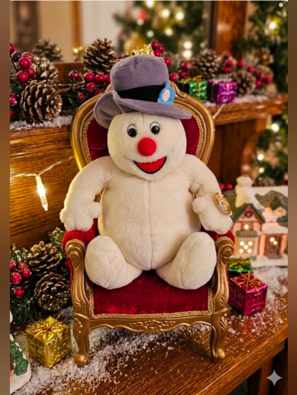 Gemmy Industries Vintage 1999 Animated Musical Frosty The Snowman ⛄